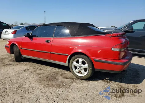 1999 Saab 9-3 Se z USA, uszkodzony, nr VIN YS3DF78N8X7054875